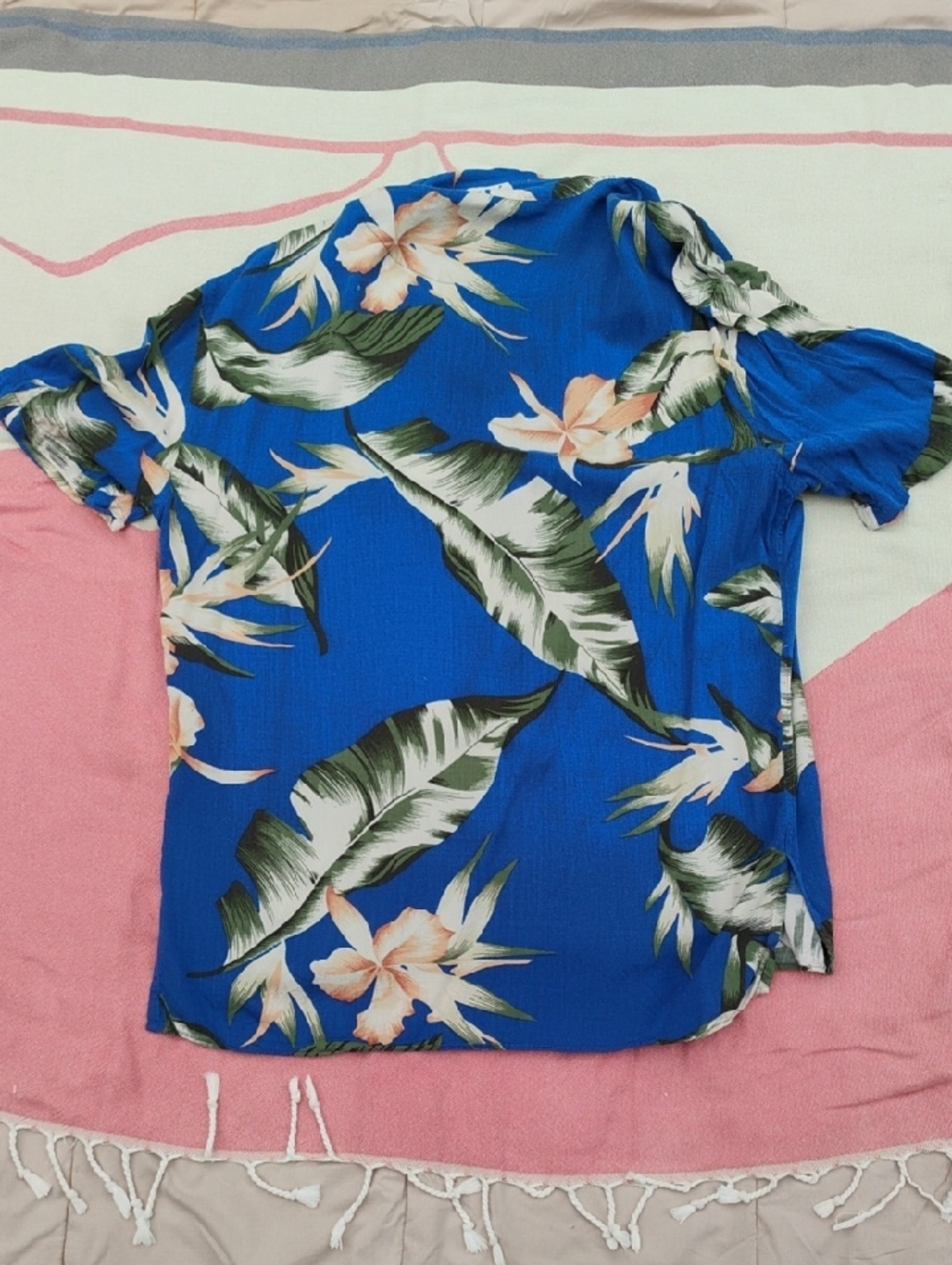 Zara Man Floral Shirt Medium Or Small - Picture 8 of 12